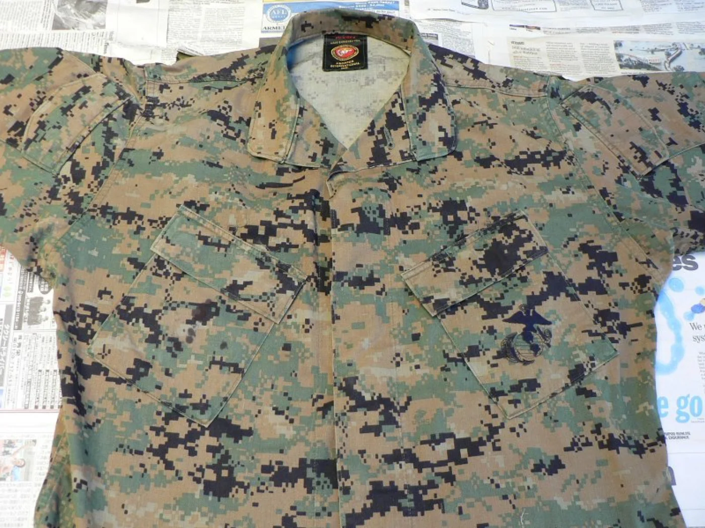 USMC マーパット ウッドランド ブラウス M-R 米軍実物 記録写真5
