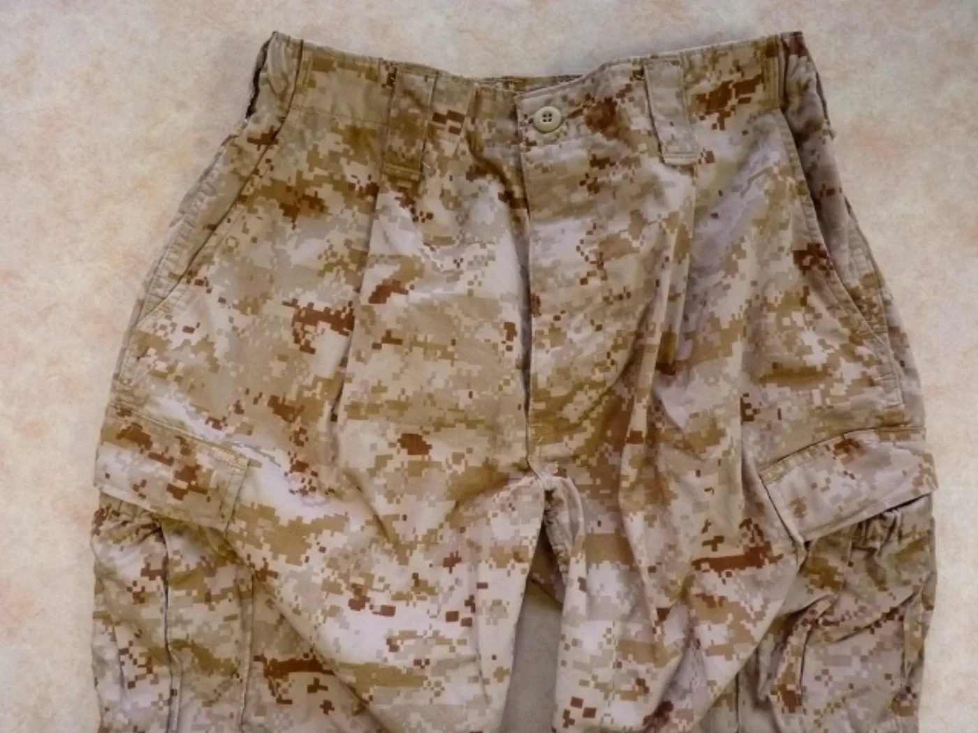 USMC マーパットデザート 難燃FR戦闘パンツ M-R 極上品 記録写真2