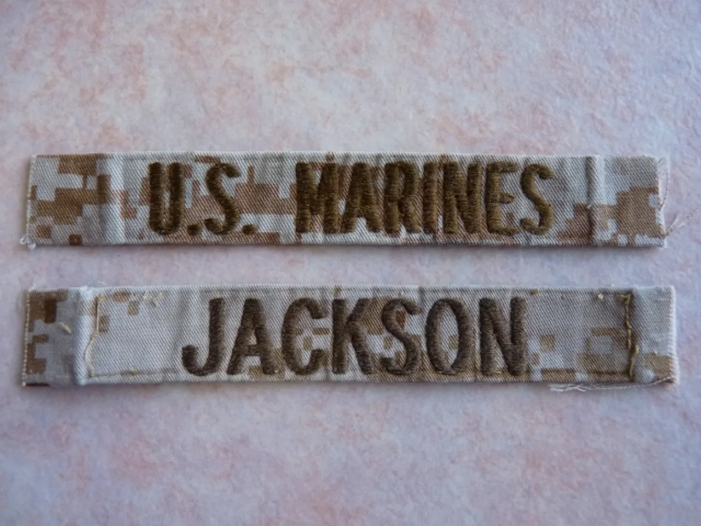 ミリタリーショップ 南国百貨店.COM|沖縄 U.S.MARINES JACKSON ネームタグセット [Z Q-963 記録写真2