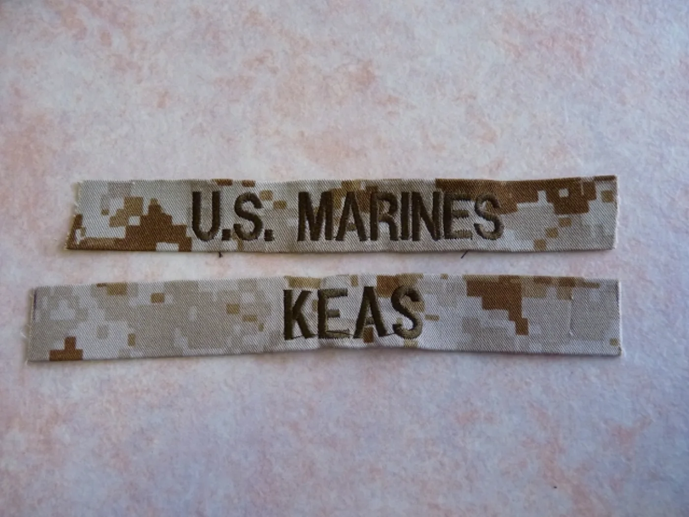 ミリタリーショップ 南国百貨店.COM|沖縄 U.S.MARINES KEAS ネームタグセット [Z Q-964] - 記録写真3