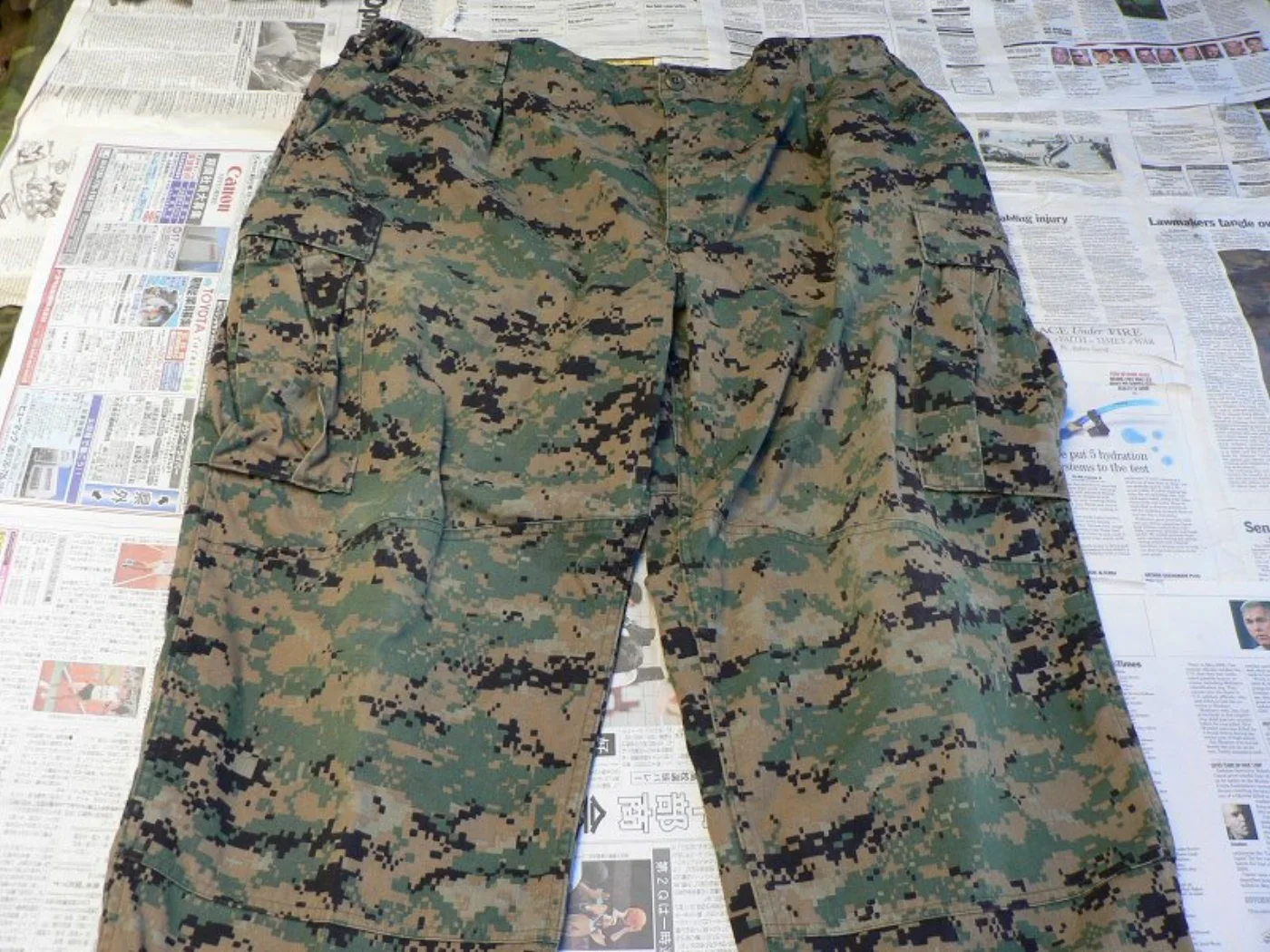 USMC マーパット ウッドランド パンツ XL-L 米軍実物 記録写真4