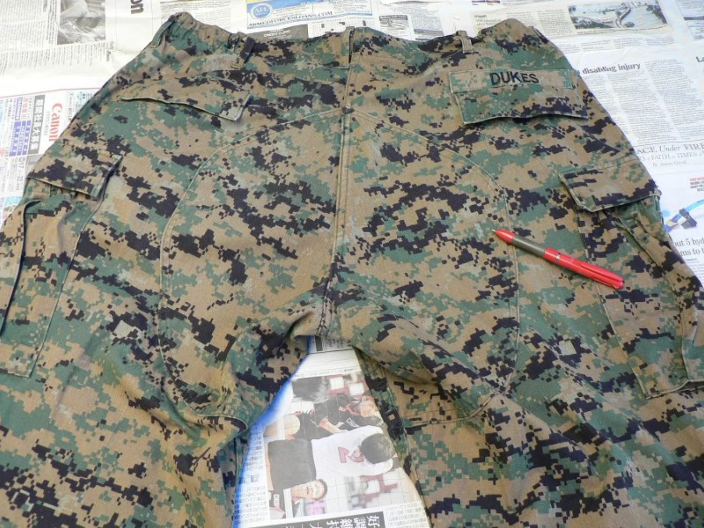 USMC マーパット ウッドランド パンツ XL-L 米軍実物 記録写真6