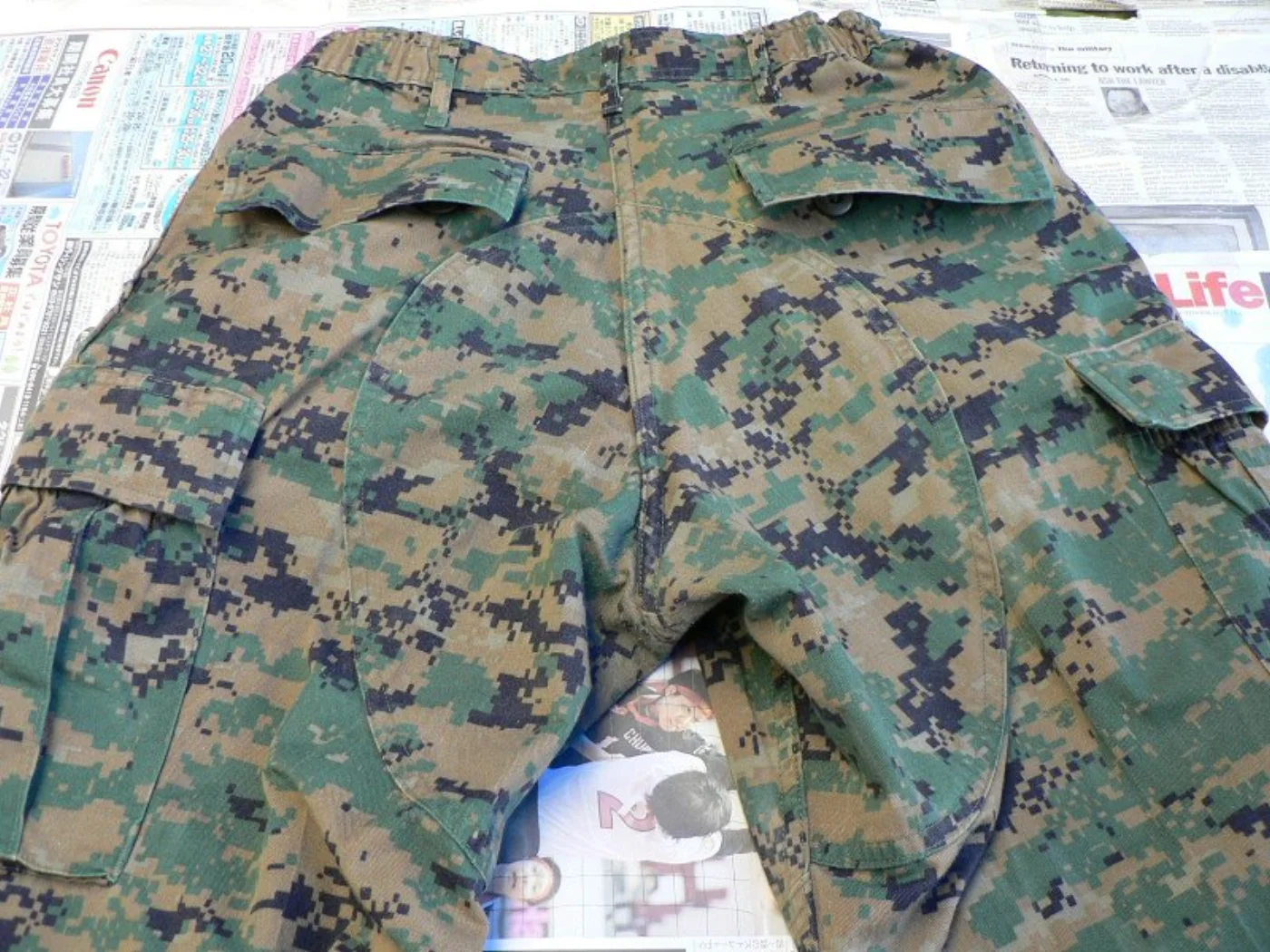 マーパット ウッドランド パンツ SMALL-SHORT 米海兵隊実物 記録写真7
