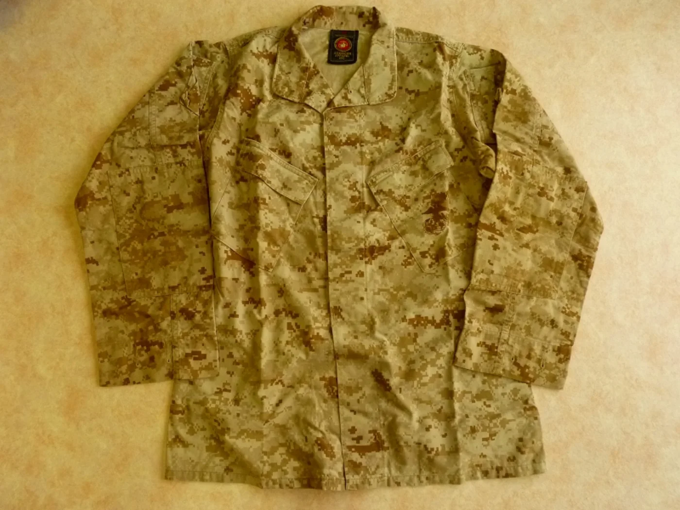 ミリタリーショップ 南国百貨店.COM|沖縄 USMC MARPAT マーパット デザート ジャケット 35S [Q-9 記録写真2