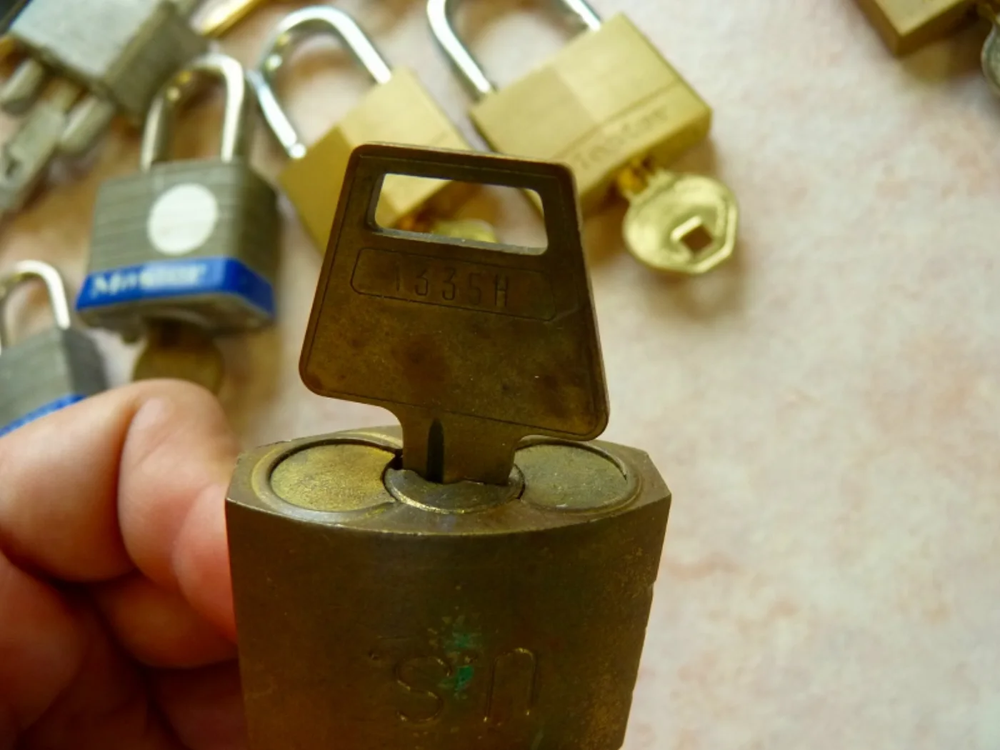 米軍放出品 南京錠まとめ Master・American Lock 各種 鍵付き 記録写真4