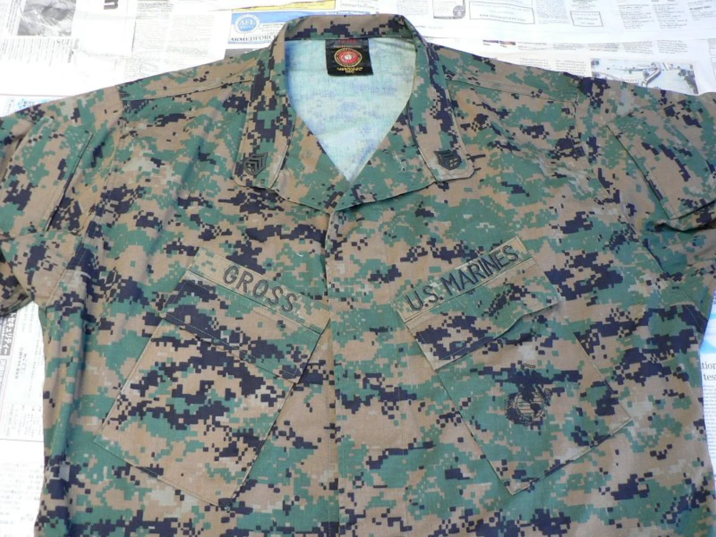 マーパット ウッドランド 上下セット LARGE-REGULAR 「GROSS」名入り極上品 記録写真4