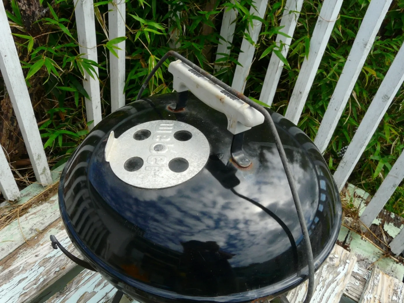 米軍住宅で使われたBBQグリル プラスチックハンドル Sサイズ 記録写真2