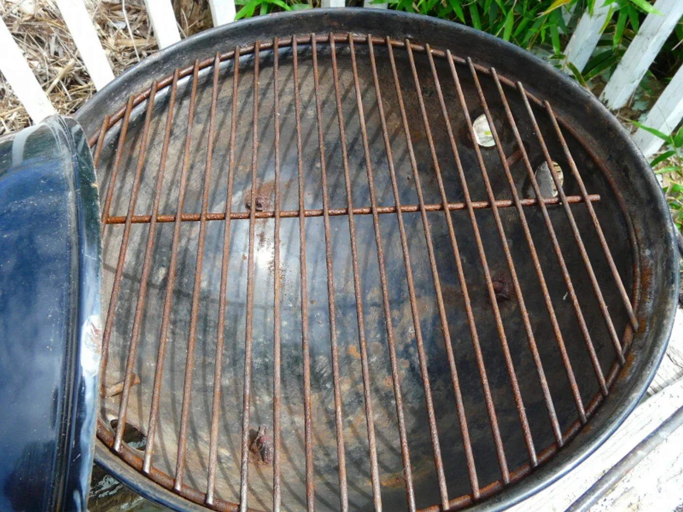 米軍住宅で使われたBBQグリル プラスチックハンドル Sサイズ 記録写真5
