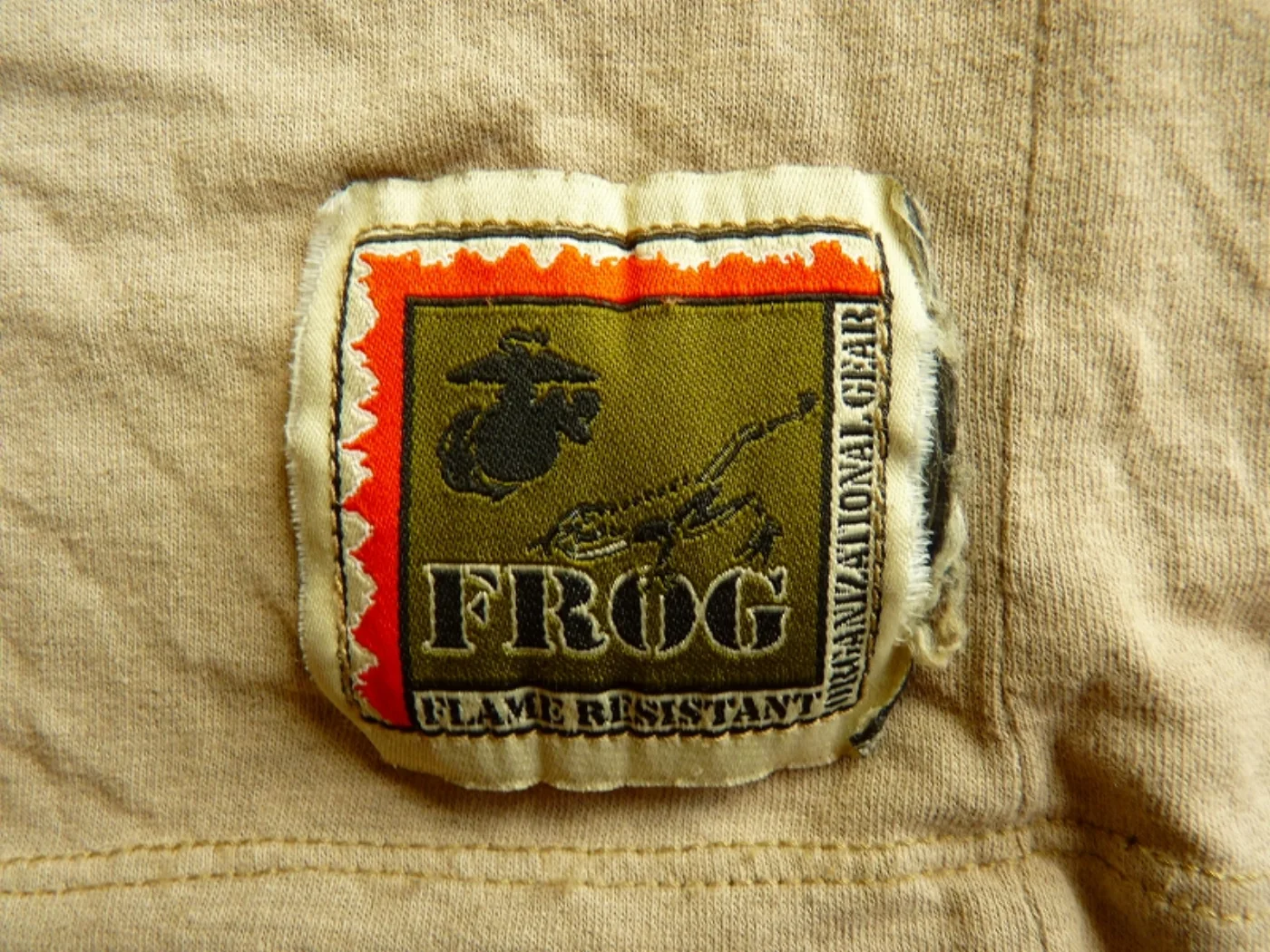 USMC FROG デザート迷彩 コンバットシャツ Mサイズ 記録写真3
