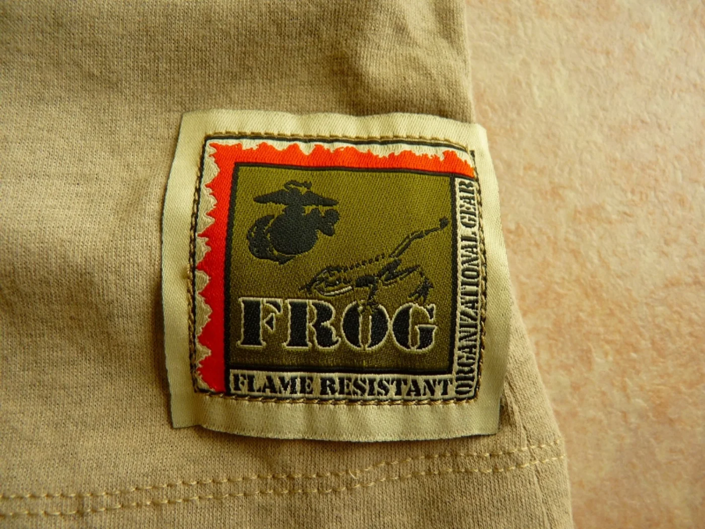 ミリタリーショップ 南国百貨店.COM|沖縄 USMC デザート コンバットシャツ L-R [Q-1039] - 米軍放 記録写真5