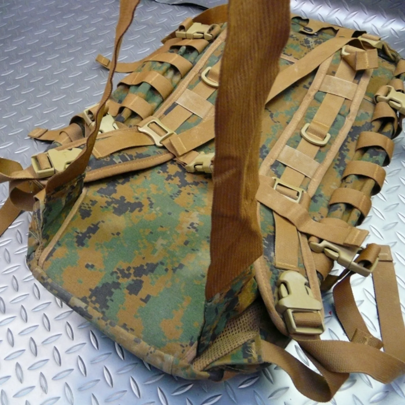 USMC マーパット迷彩 アサルトパック(名前テープ入り) 記録写真5