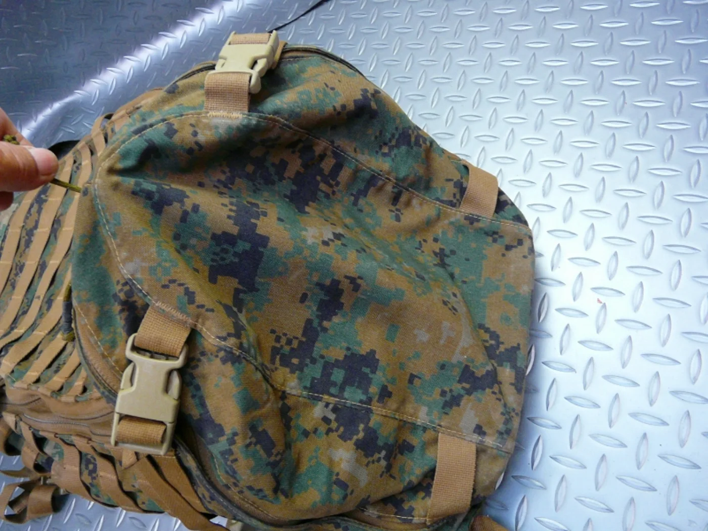 USMC マーパット迷彩 アサルトパック(名前テープ入り) 記録写真6