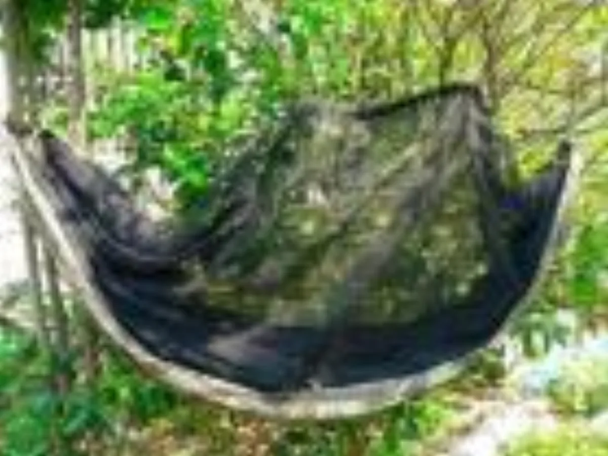 ミリタリーショップ 南国百貨店.COM|沖縄 蚊帳付きハンモック 200x145cm [ZZ A-539] - 蚊帳付き 記録写真1