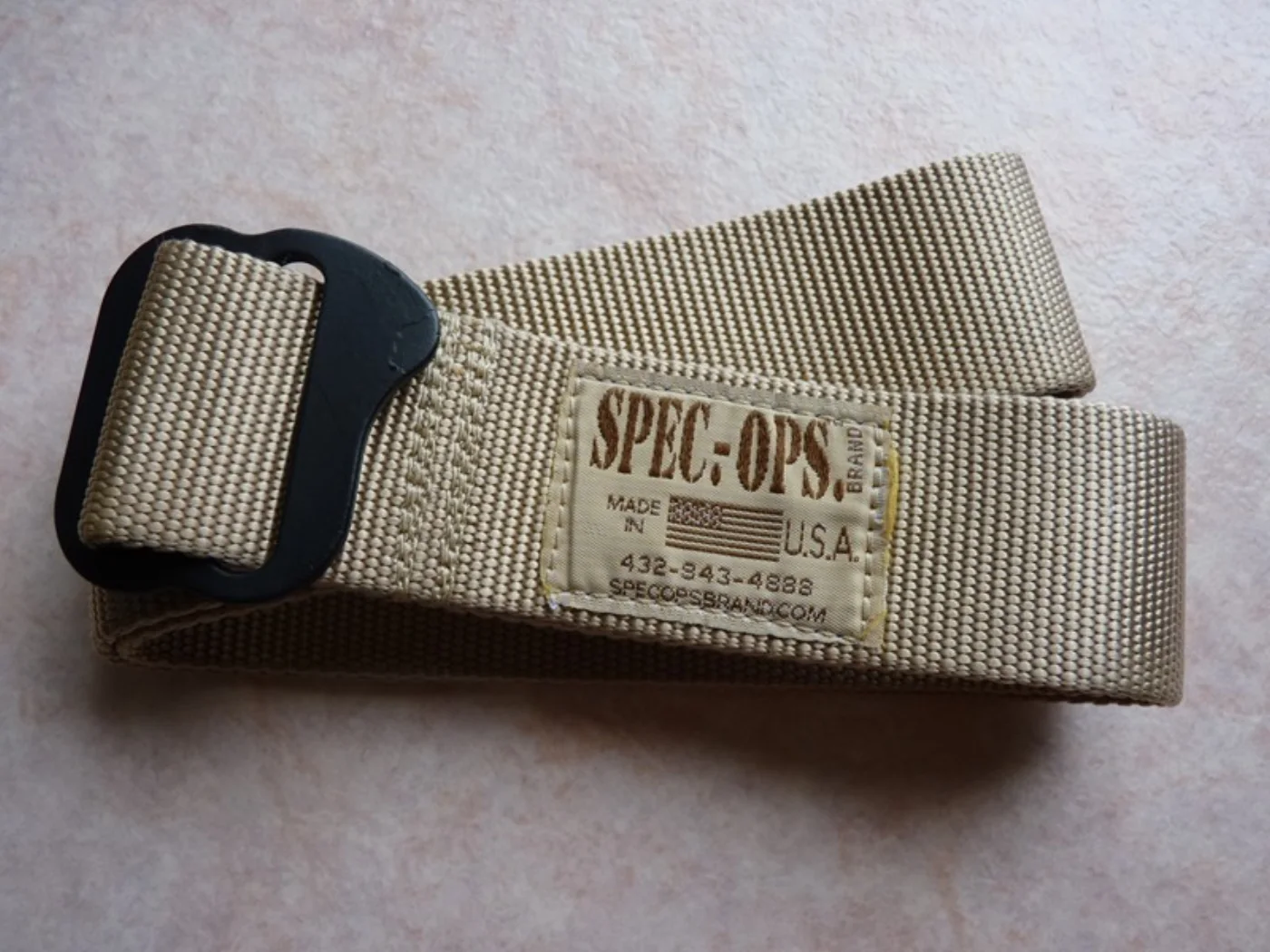 ミリタリーショップ 南国百貨店.COM|沖縄 SPEC-OPS ベルト TAN [ZZ Q-1127] - SPEC-O 記録写真2