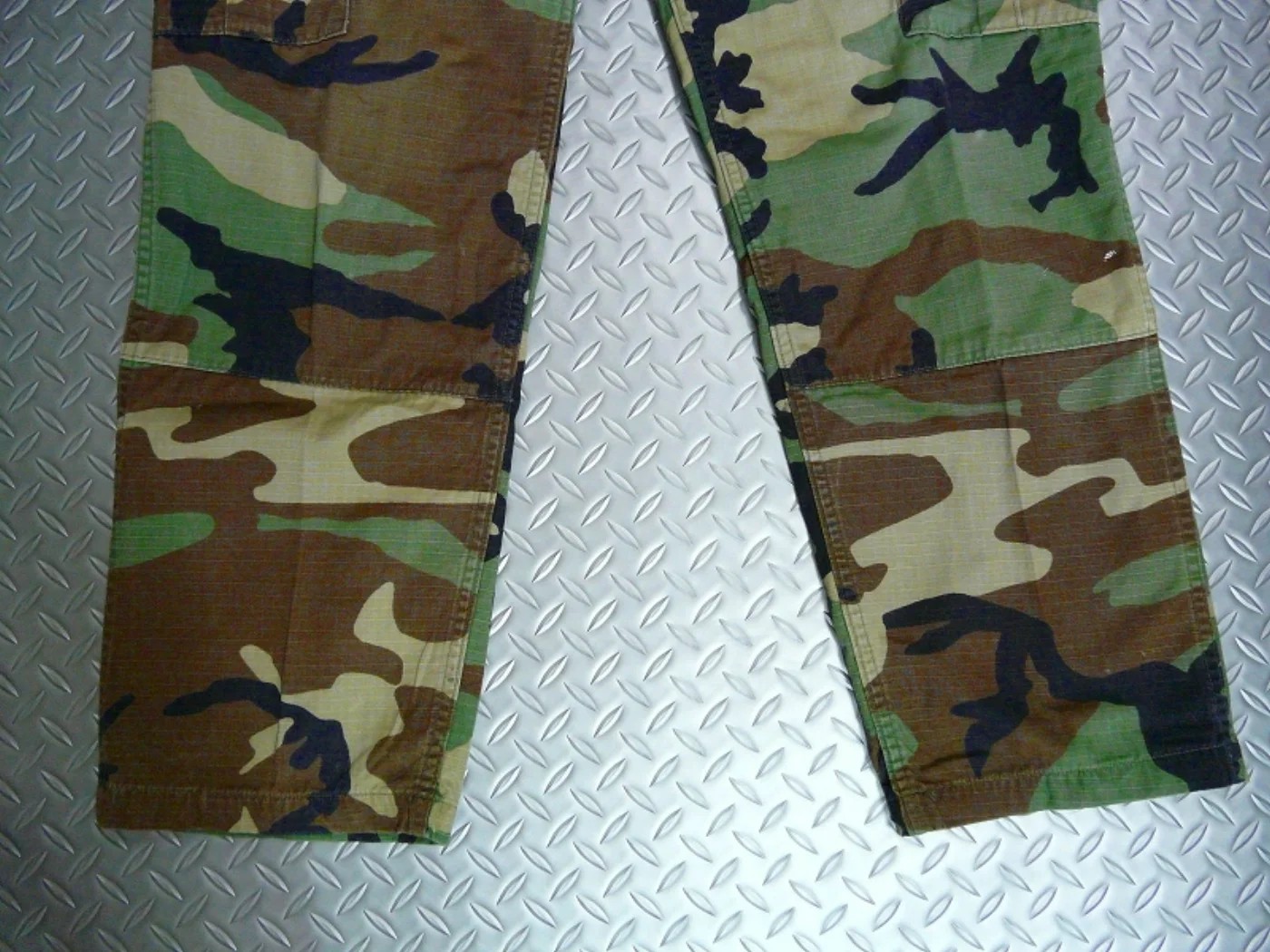 BDU ウッドランド迷彩パンツ M-S 記録写真4