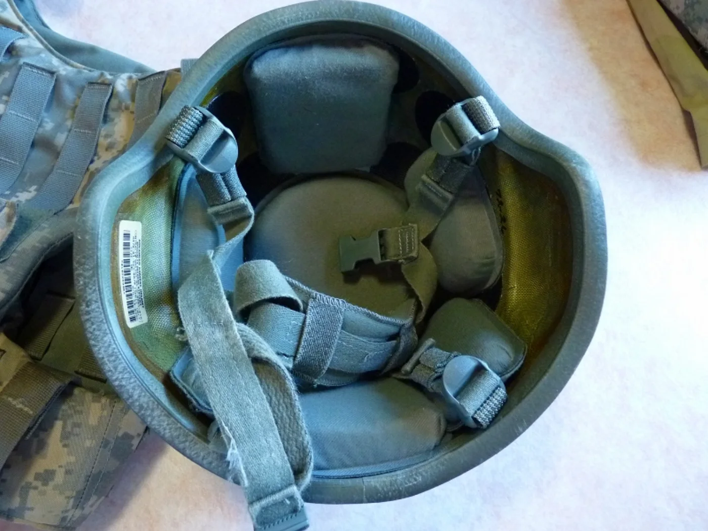 ADVANCED COMBAT HELMET(ACH) 米軍実物 M-6 記録写真4