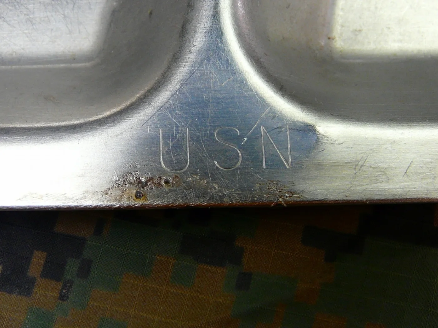 USN ステンレス製メストレー 仕切り皿トレイ 記録写真4
