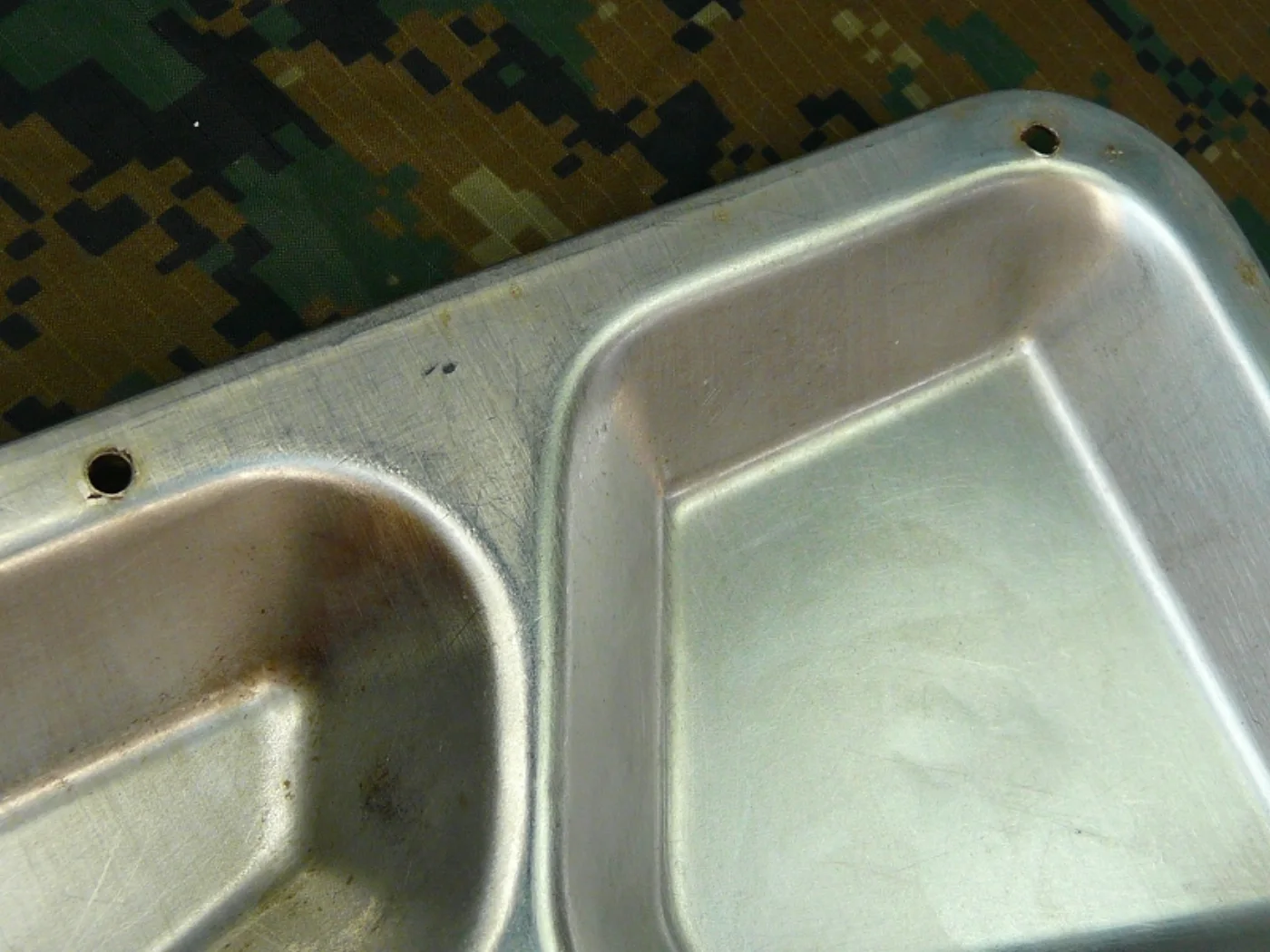 USN ステンレス製メストレー 仕切り皿トレイ 記録写真5