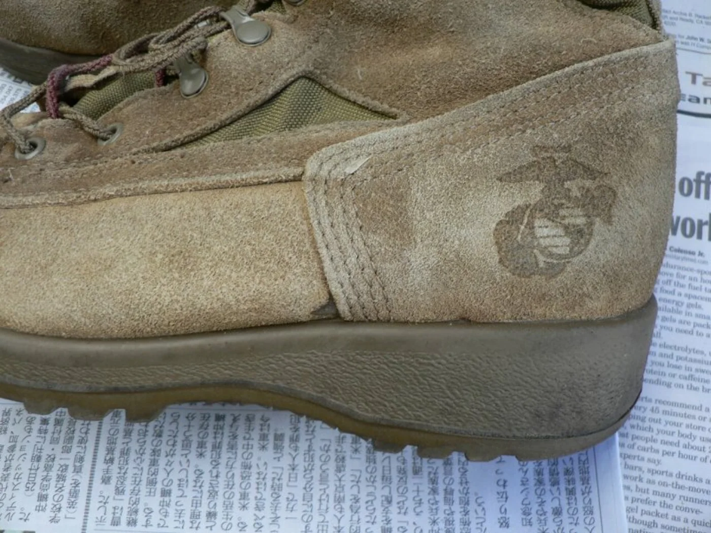 USMC BATES デザートブーツ タン 7.5R 記録写真3