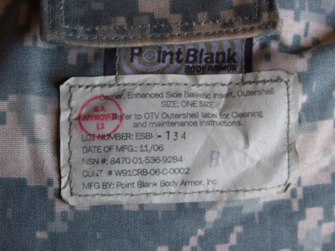 ミリタリーショップ 南国百貨店.COM|沖縄 PointBlank ボディーアーマー用のサイドポーチ [ZZZ Q-11 記録写真4