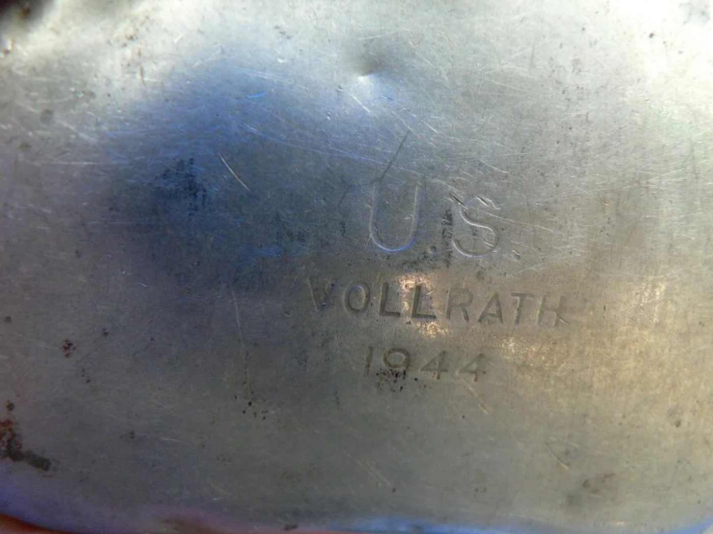 1944年刻印 スチールキャンティーン ピストルベルト・サスペンダーセット 記録写真7