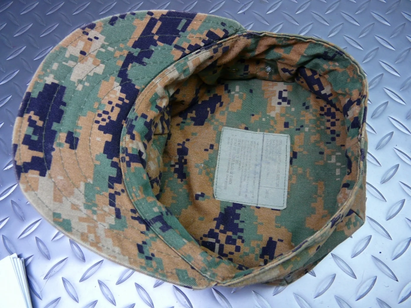 USMC 八角帽 マーパット ウッドランド S 記録写真7