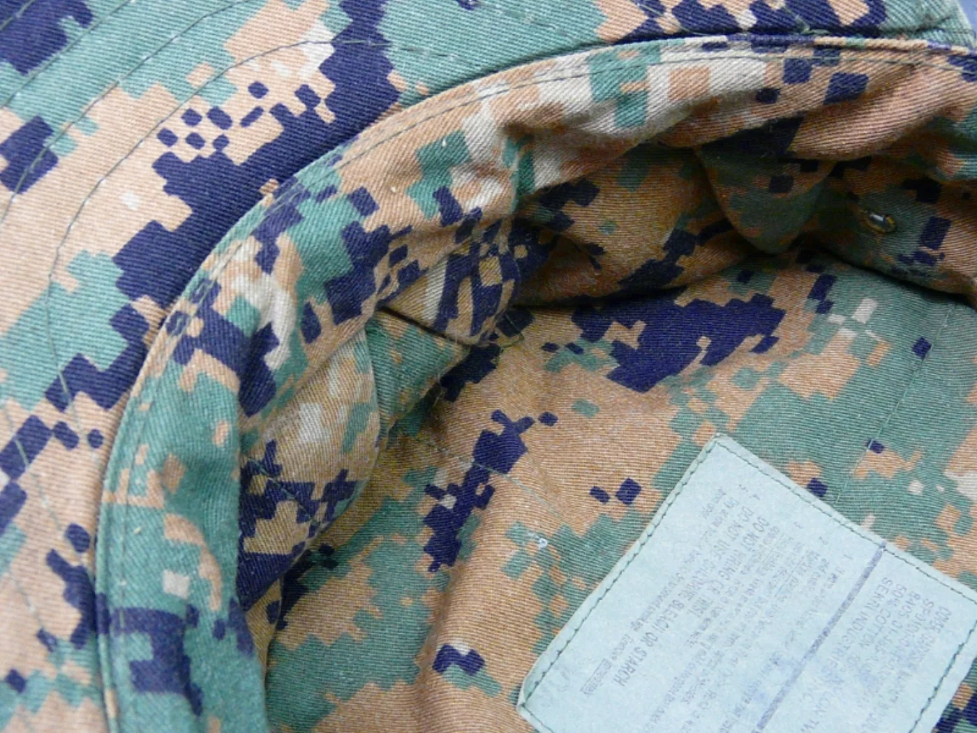 USMC 八角帽 マーパット ウッドランド S 記録写真8