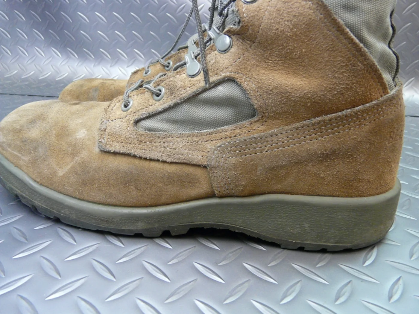 ACU コンバットブーツ Belleville タン 9.5R 記録写真4