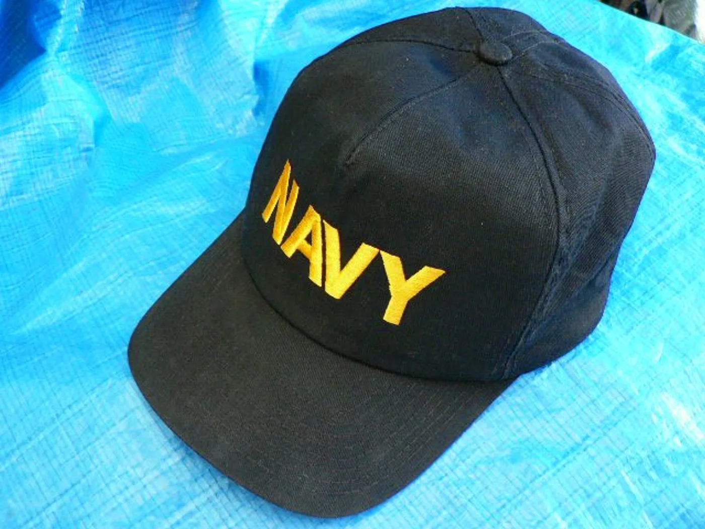 ミリタリーショップ 南国百貨店.COM|沖縄 NAVY CAP [E-599] - NAVY CAP内側にNAMEが書か 記録写真2
