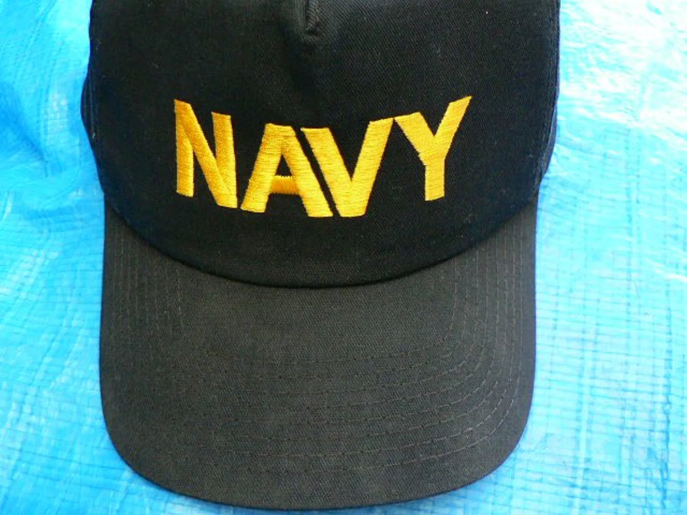 ミリタリーショップ 南国百貨店.COM|沖縄 NAVY CAP [E-599] - NAVY CAP内側にNAMEが書か 記録写真3