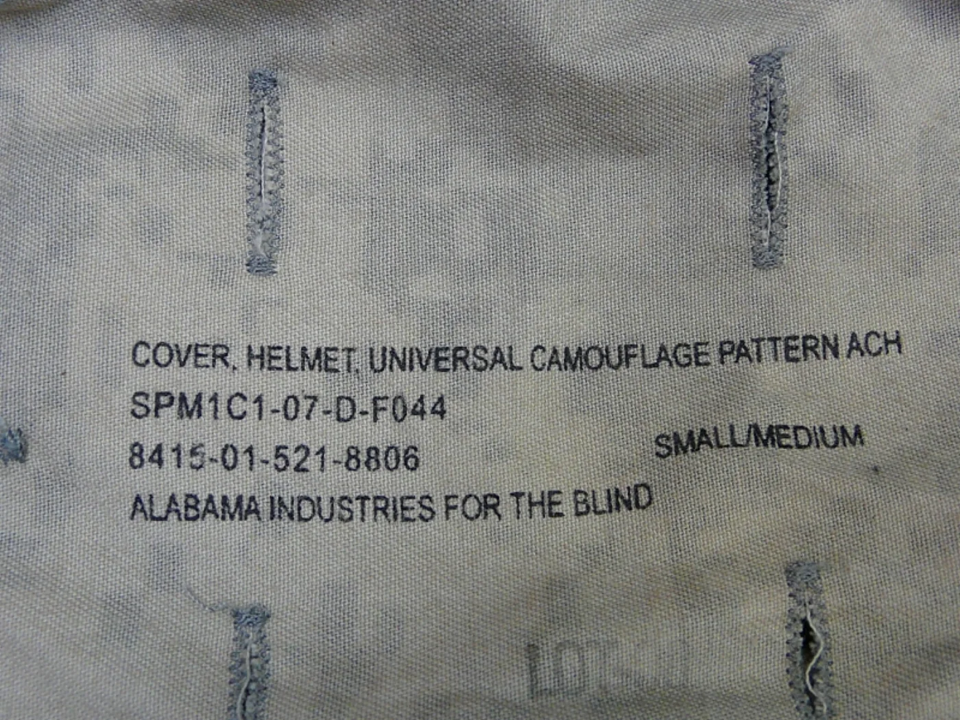 ミリタリーショップ 南国百貨店.COM|沖縄 ACU ヘルメットカバー S/M [E-1297] - ACU ヘルメット 記録写真6