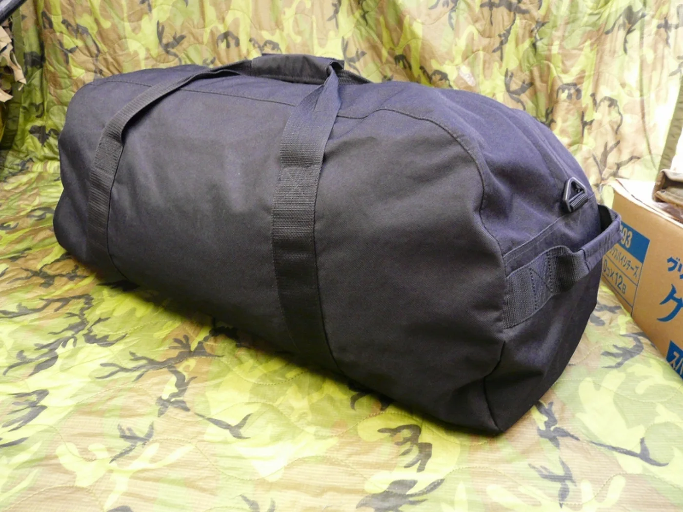 US ARMY キットバッグ 黒 73×35×35cm 記録写真5