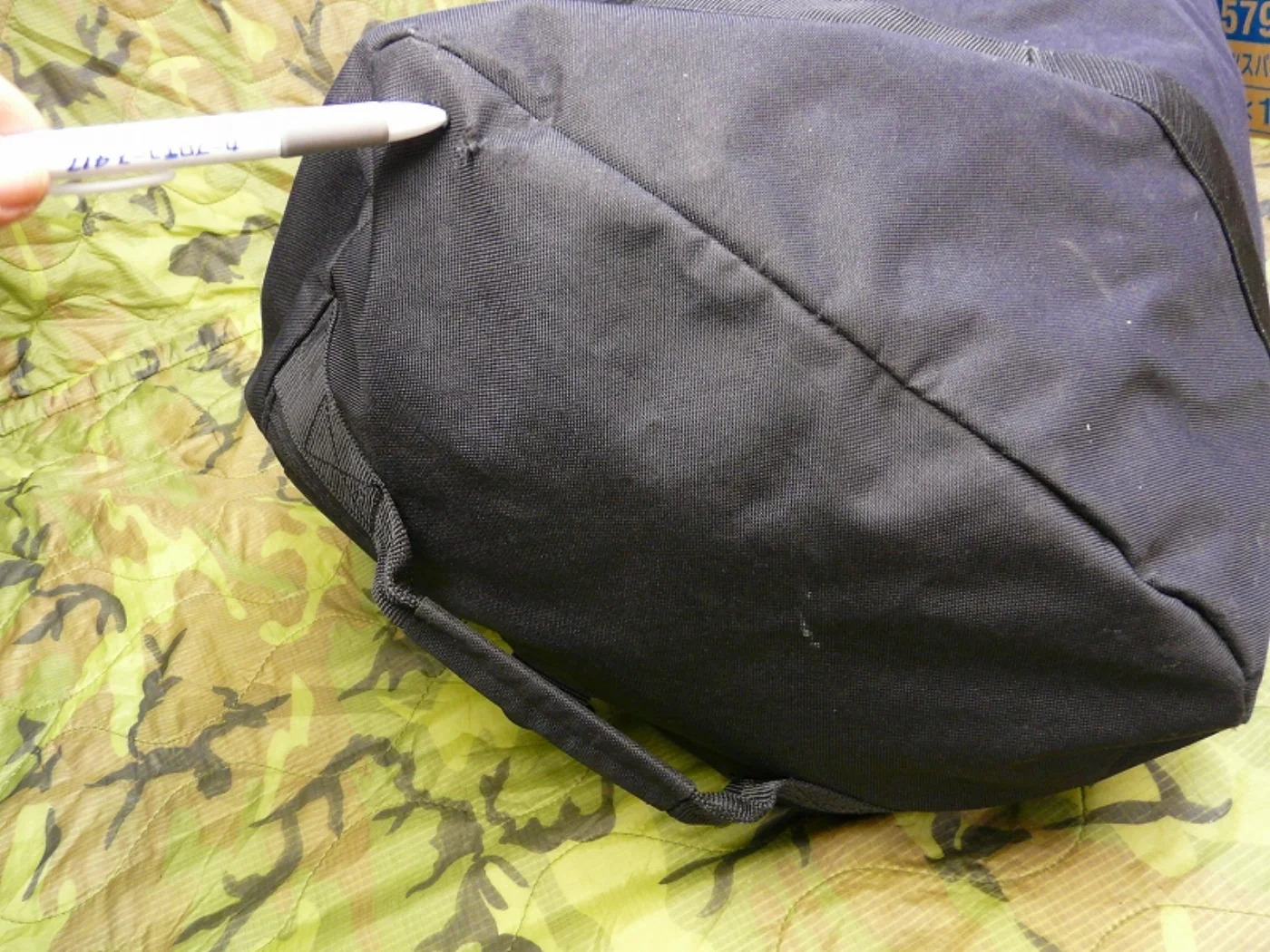 US ARMY キットバッグ 黒 73×35×35cm 記録写真7