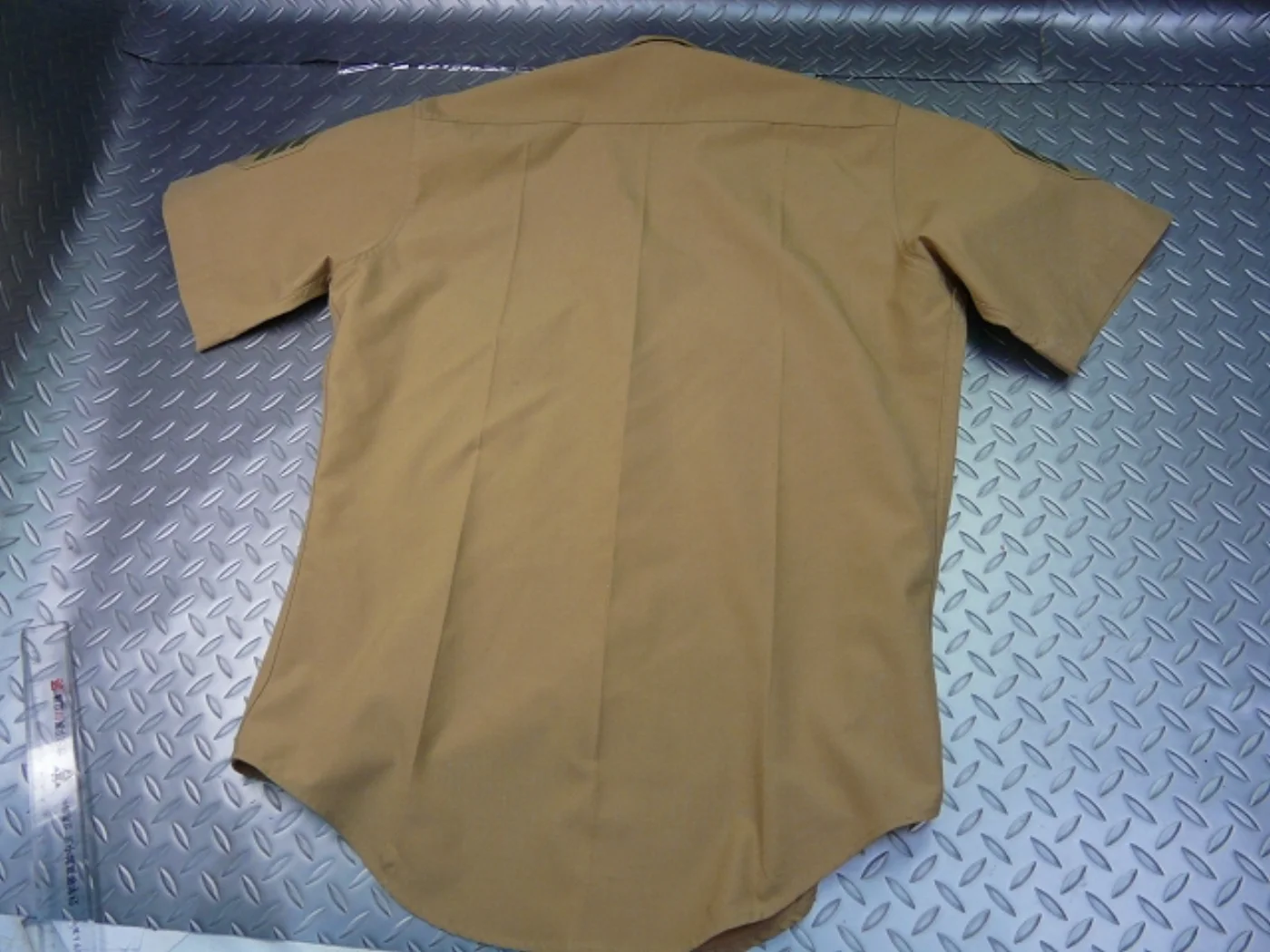 ミリタリーショップ 南国百貨店.COM|沖縄 カーキシャツ M 階級章付き [G-934] - カーキシャツ階級章付きサ 記録写真6