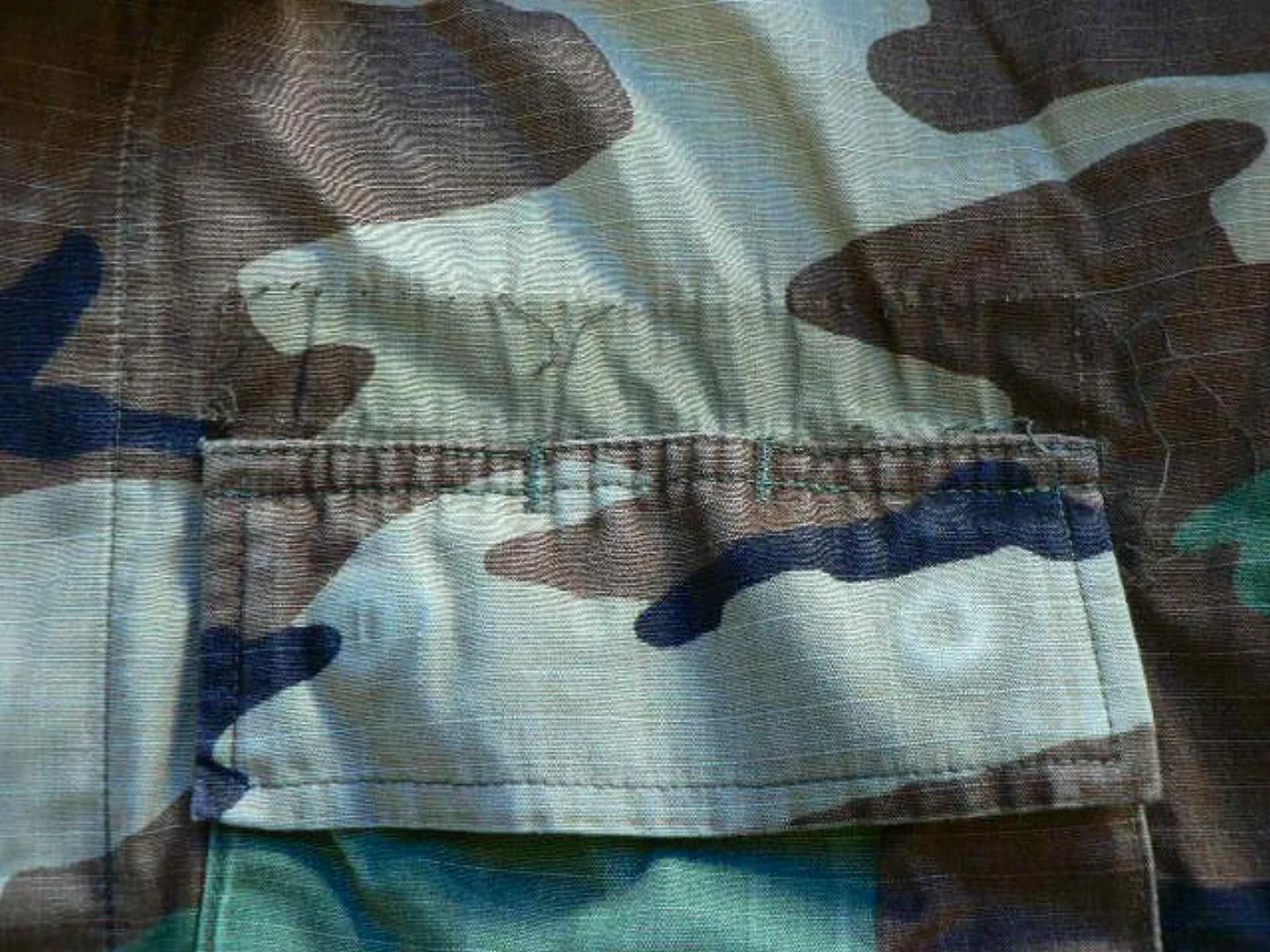BDU ウッドランド迷彩ジャケット M-XL リップストップ 記録写真7
