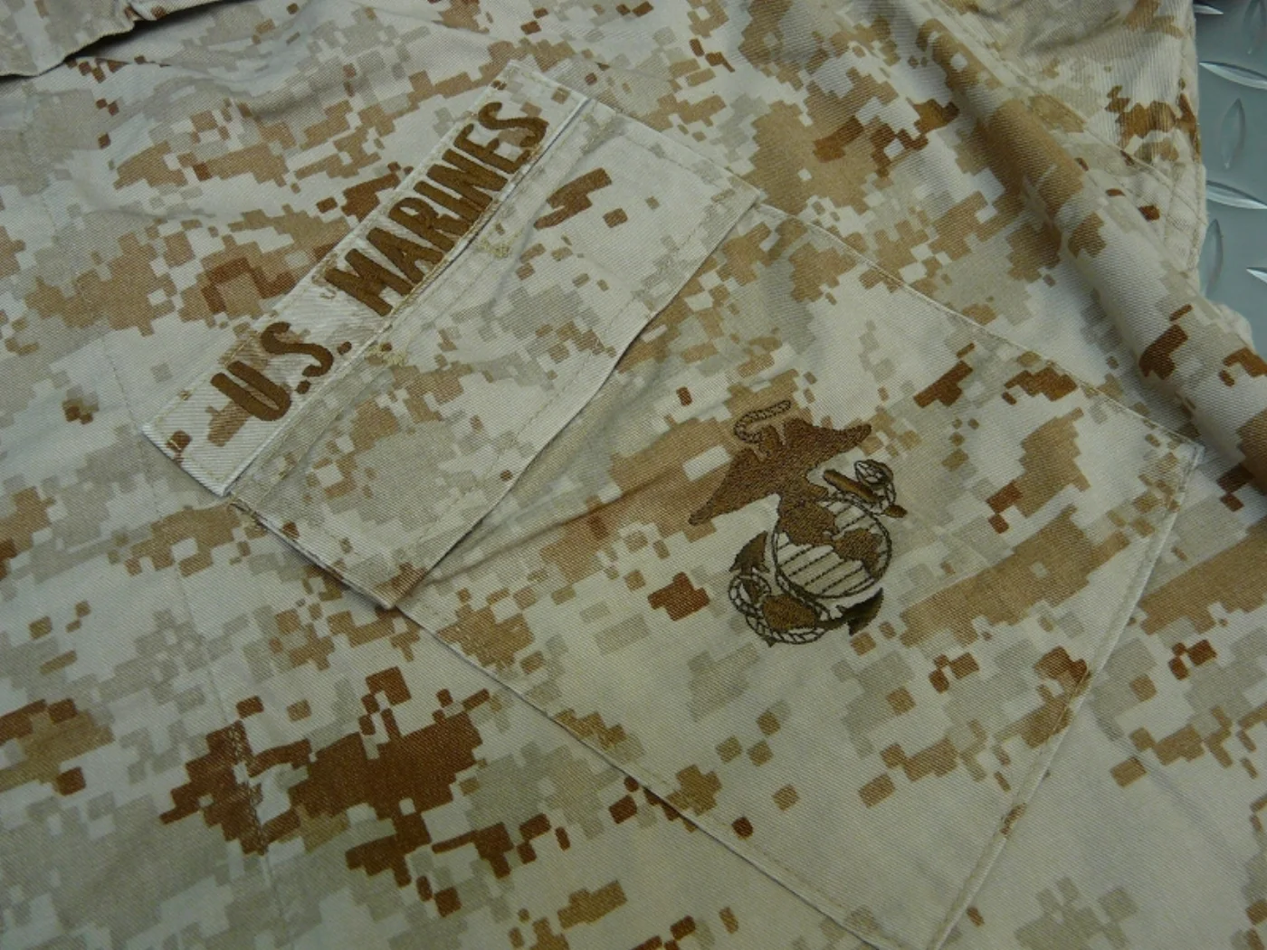 USMC マーパット デザート MCCUUジャケット L-R 記録写真3