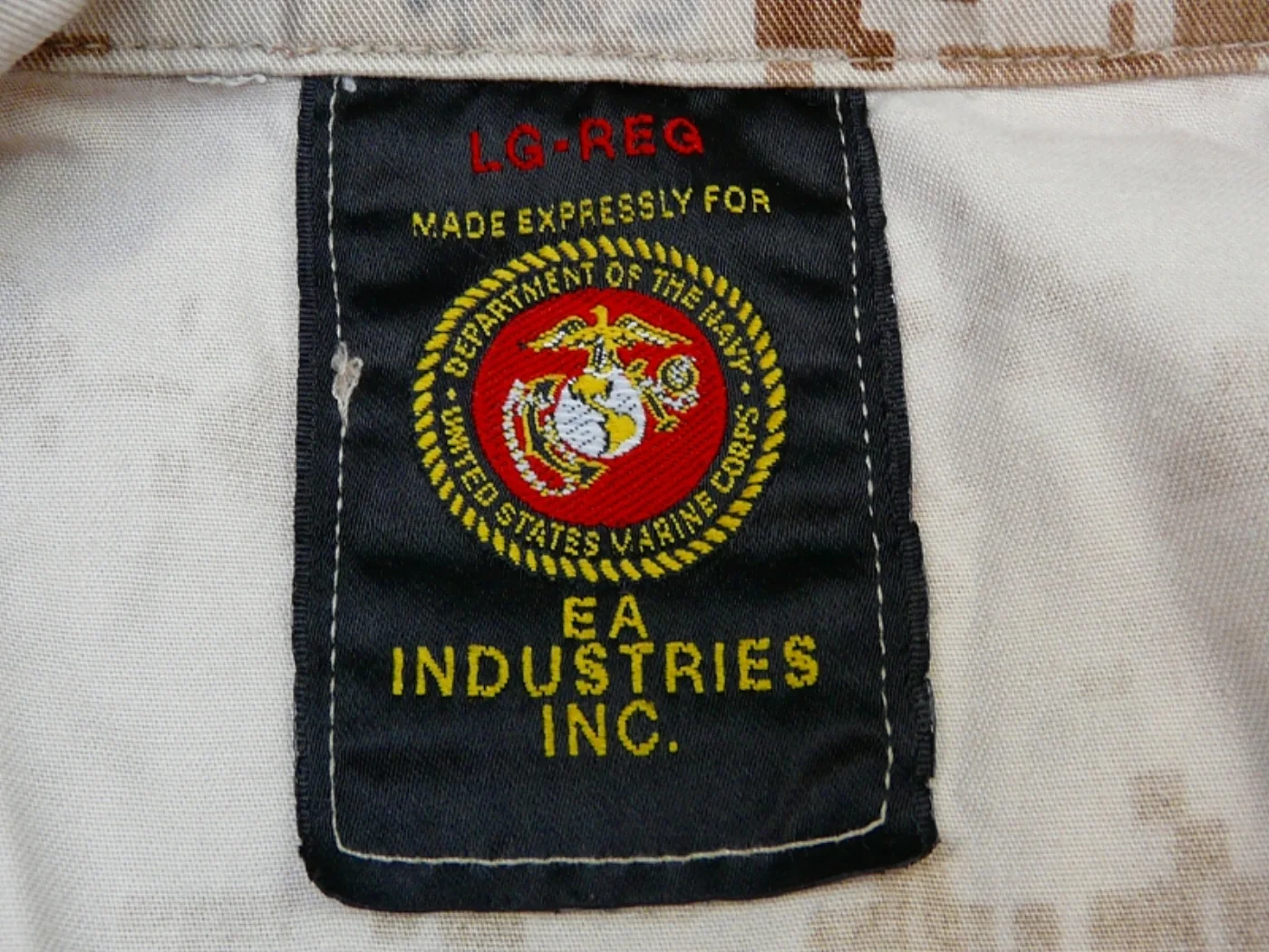 USMC マーパット デザート MCCUUジャケット L-R 記録写真6