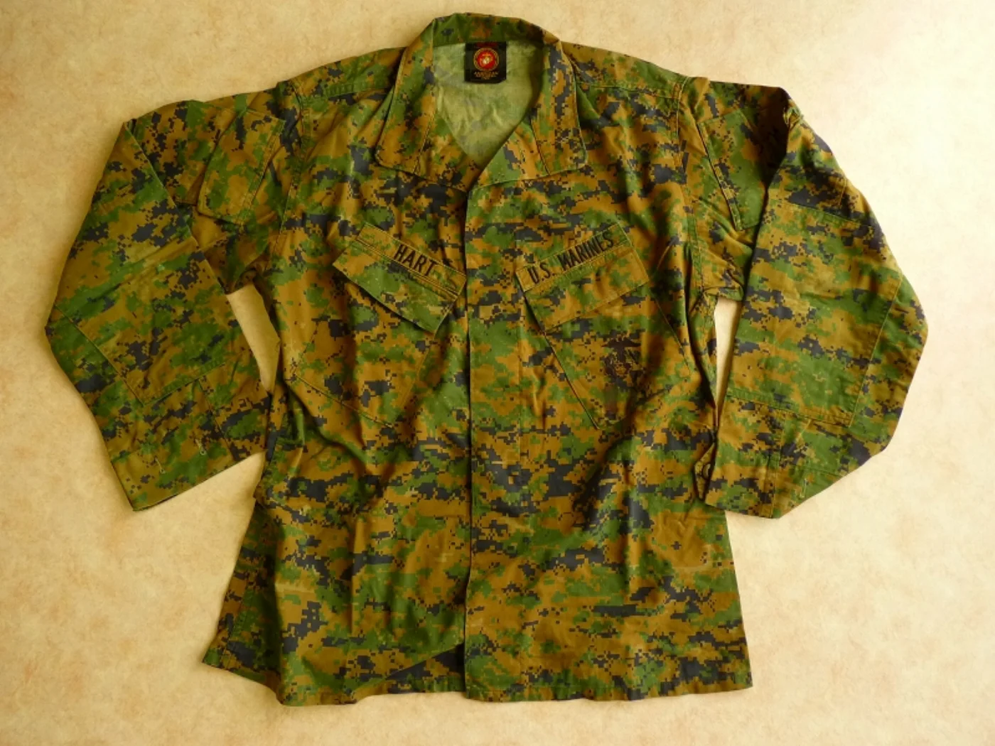 ミリタリーショップ 南国百貨店.COM|沖縄 USMC マーパット ウッドランド ジャケット M-R [Q-978] - 記録写真2