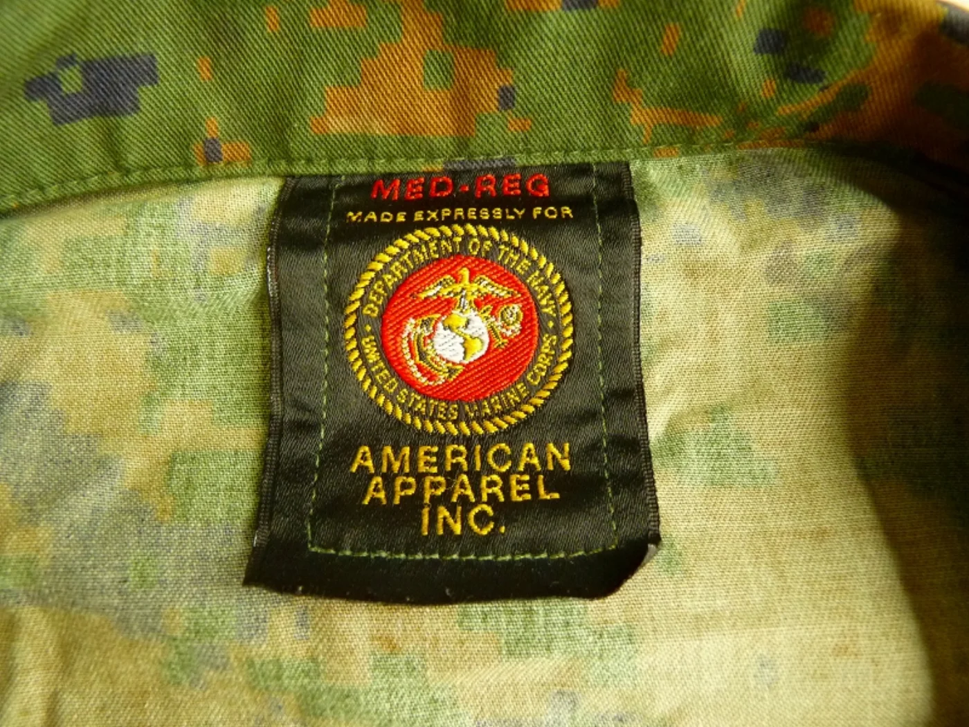 ミリタリーショップ 南国百貨店.COM|沖縄 USMC マーパット ウッドランド ジャケット M-R [Q-978] - 記録写真3