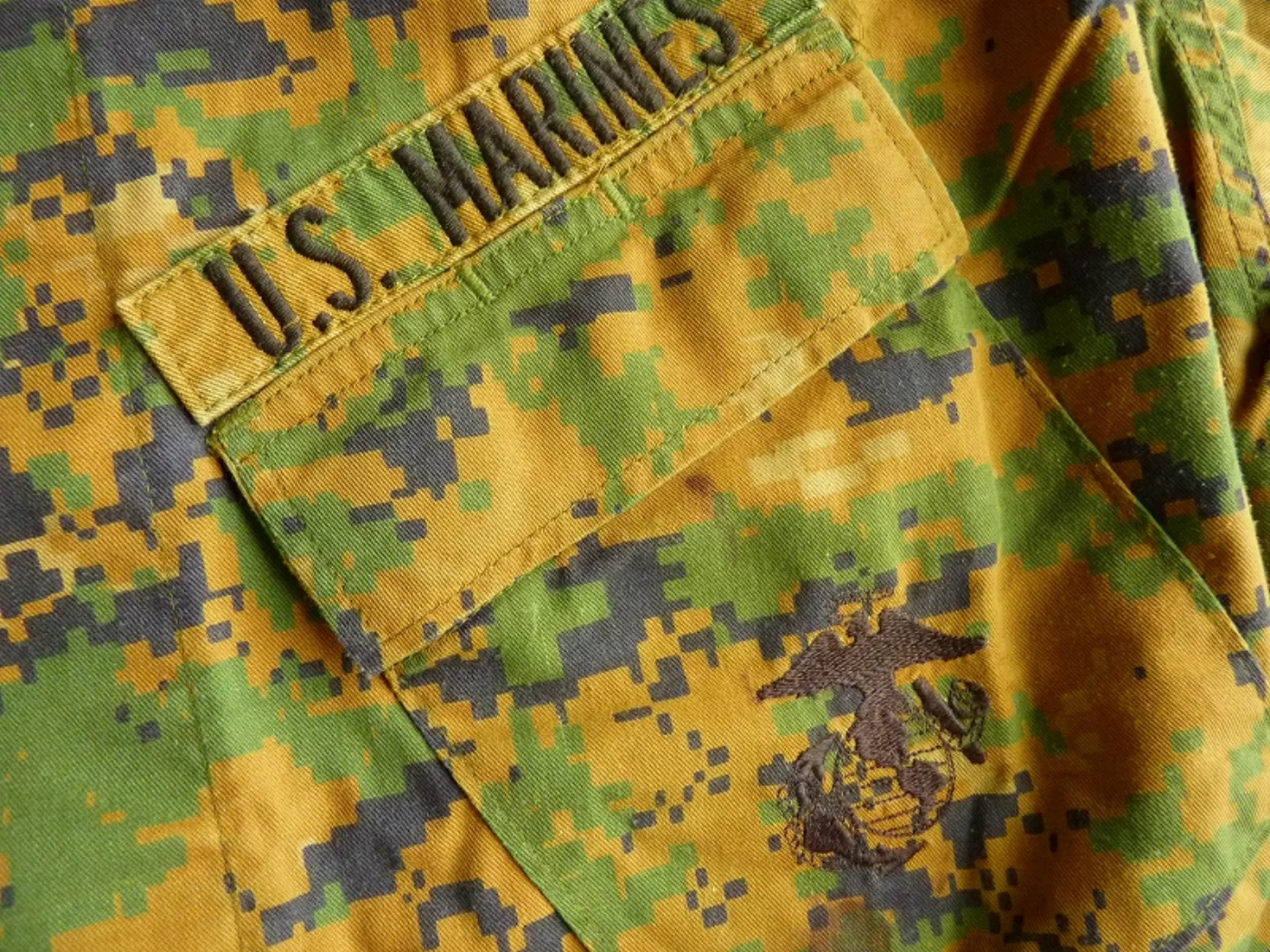 ミリタリーショップ 南国百貨店.COM|沖縄 USMC マーパット ウッドランド ジャケット M-R [Q-978] - 記録写真4