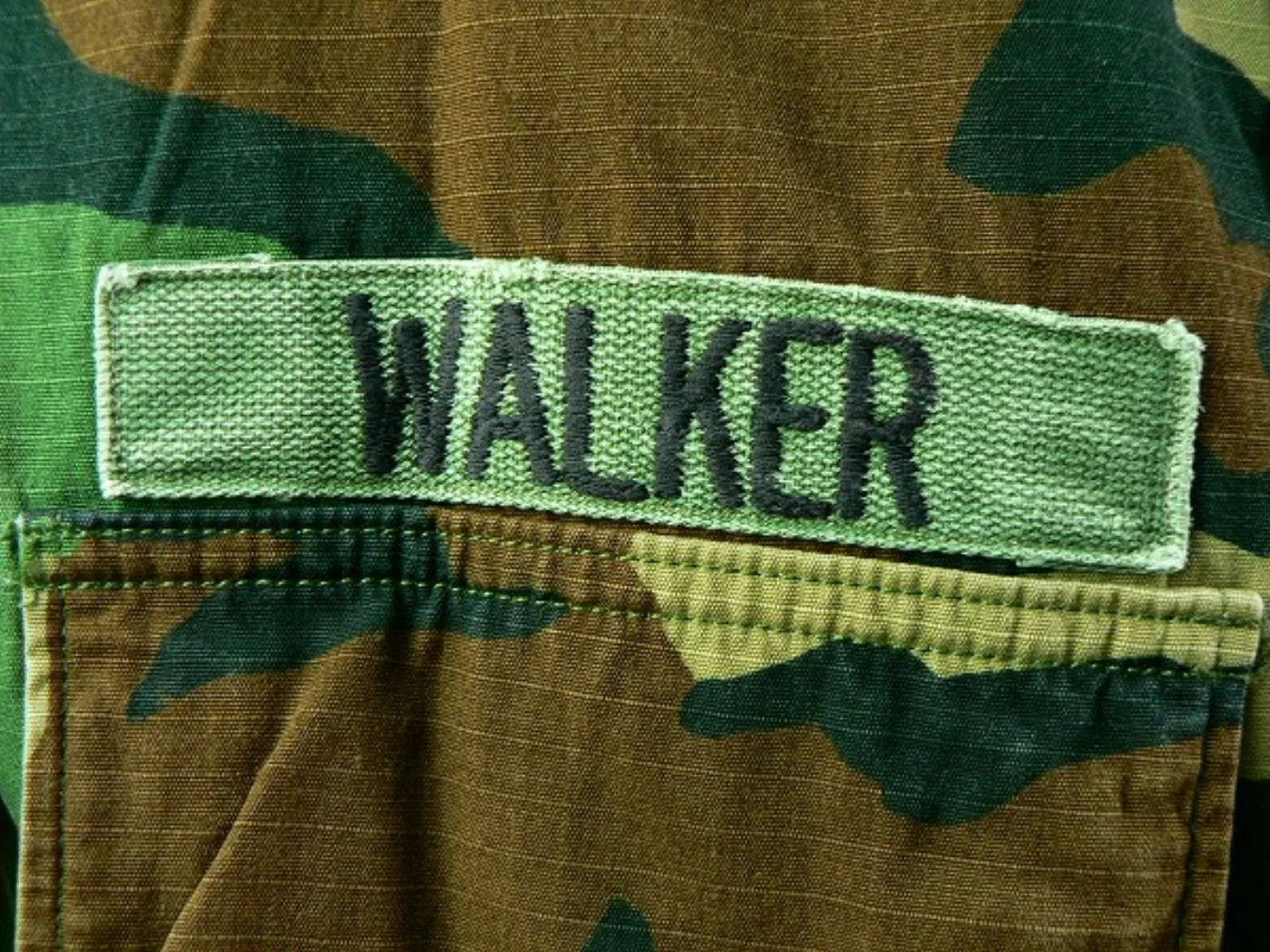 米陸軍 ウッドランドBDUジャケット S-R「WALKER」ネームテープ付 記録写真7