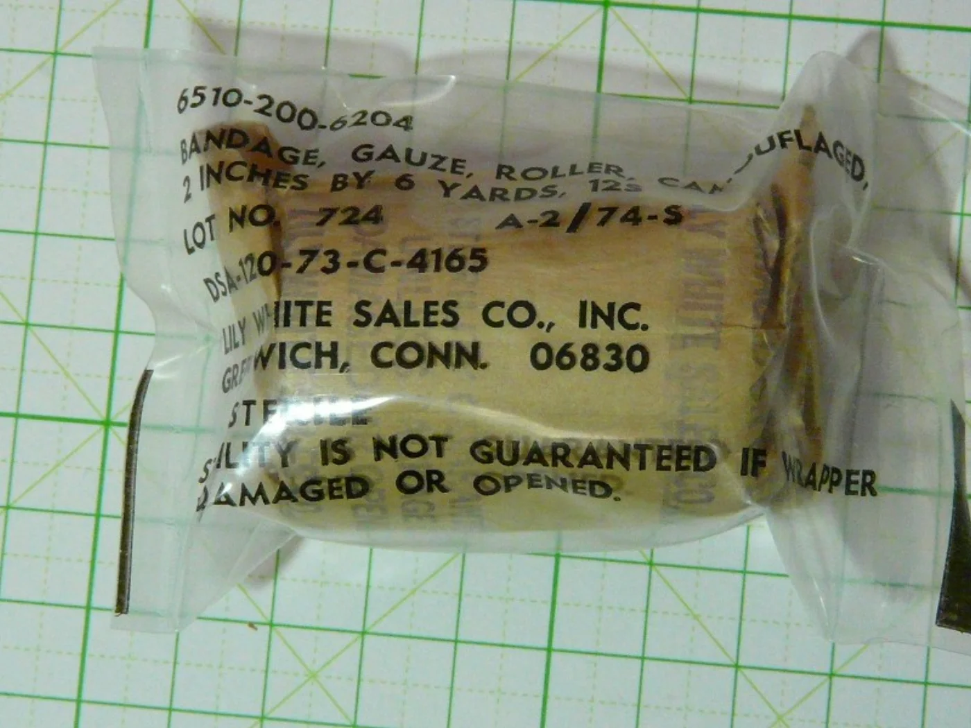ミリタリーショップ 南国百貨店.COM|沖縄 BANDAGE GAUZE ROLLER 包帯？ [Q-216] - BA 記録写真2