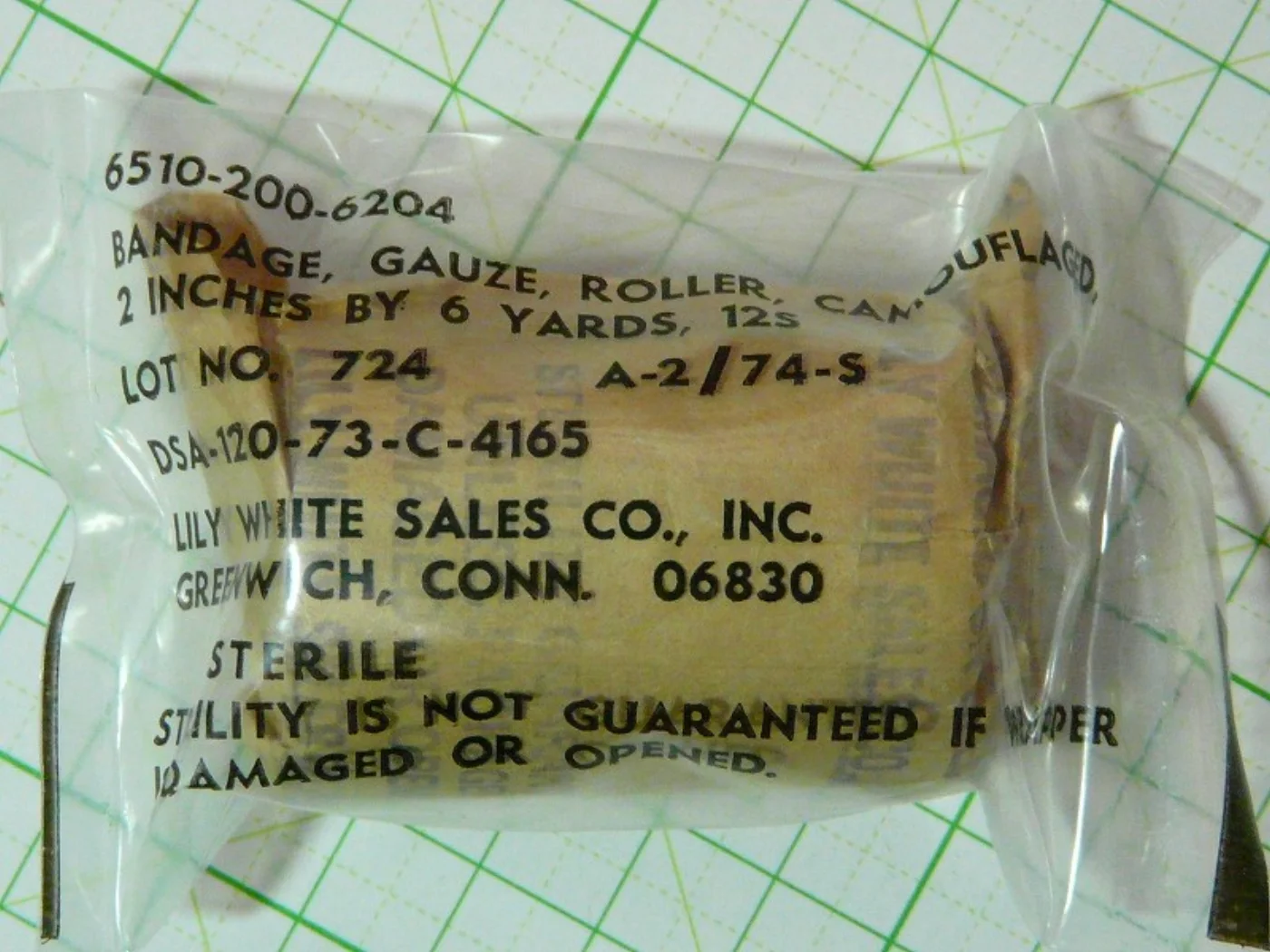 ミリタリーショップ 南国百貨店.COM|沖縄 BANDAGE GAUZE ROLLER 包帯？ [Q-216] - BA 記録写真3