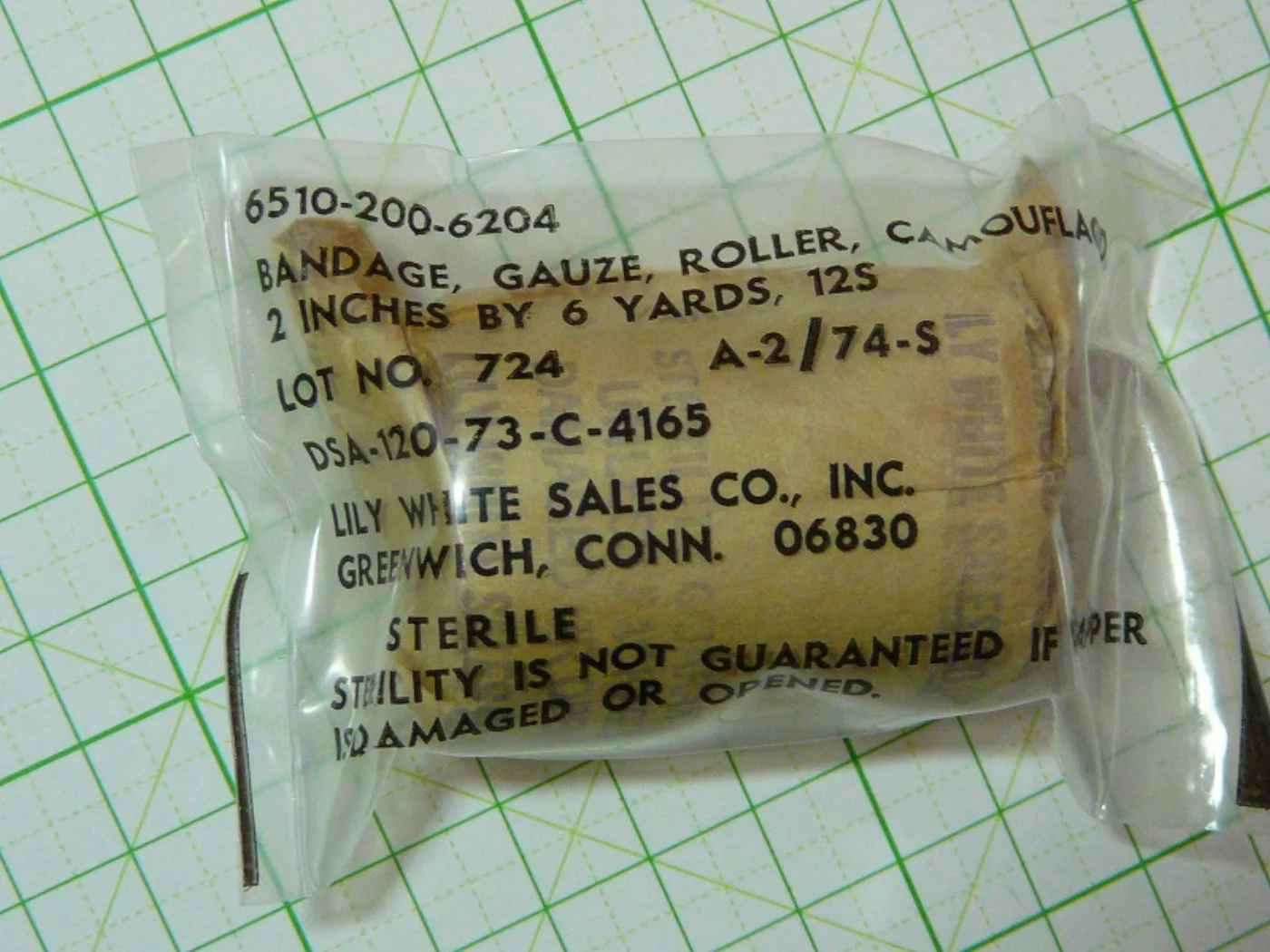 ミリタリーショップ 南国百貨店.COM|沖縄 BANDAGE GAUZE ROLLER 包帯？ [Q-216] - BA 記録写真4