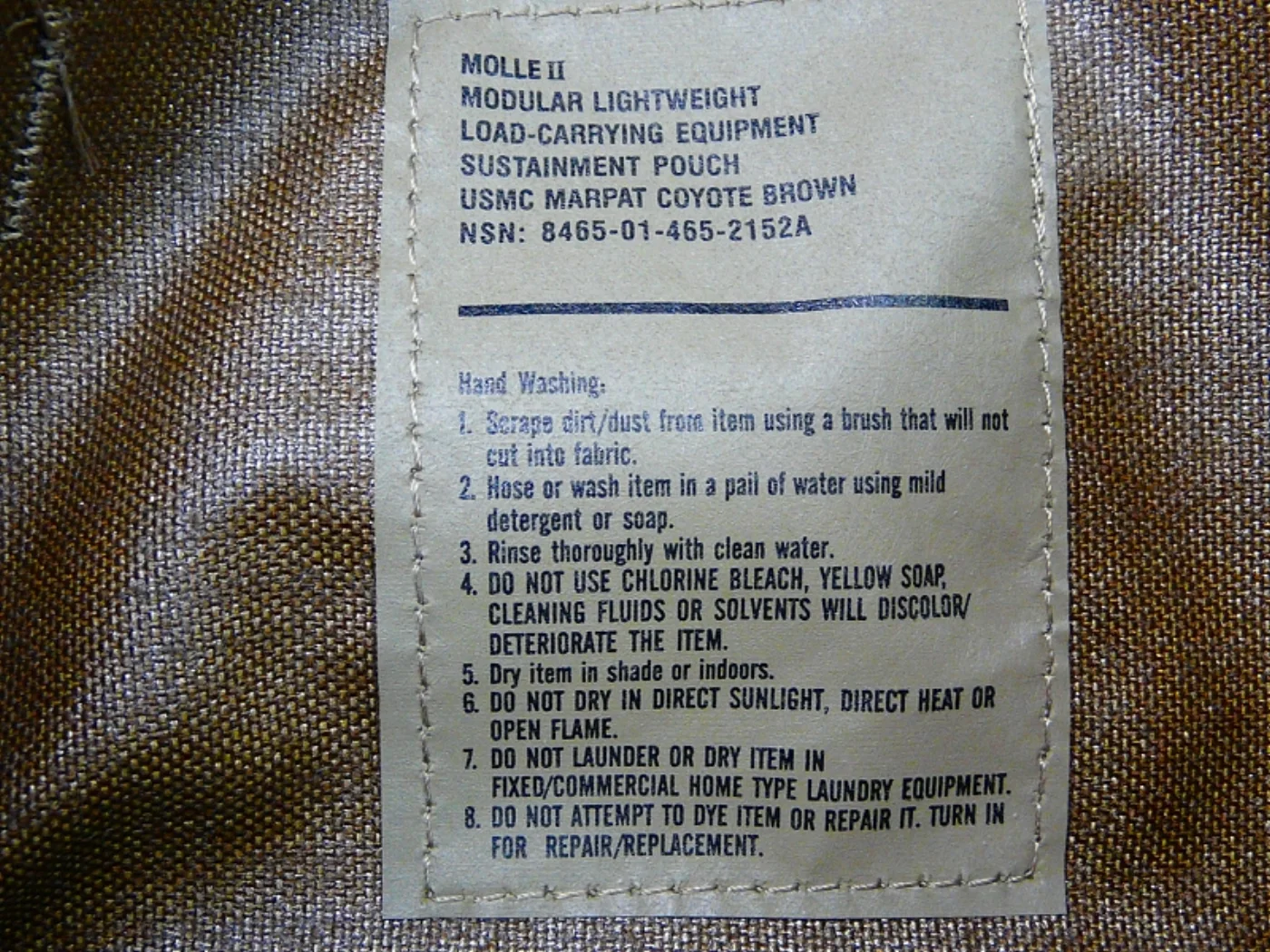 ミリタリーショップ 南国百貨店.COM|沖縄 MOLLE II MODULAR SUSTAINMENT POUCH [Z 記録写真6