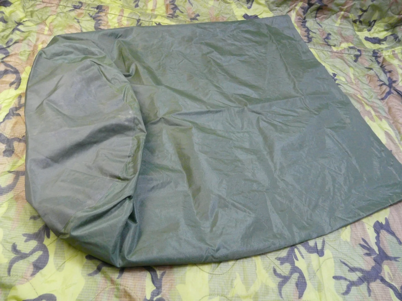 米軍 防水スタッフバッグ 円柱型 40×75cm 記録写真4