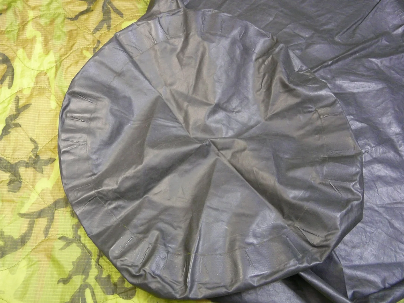 米軍 防水スタッフバッグ 円柱型 40×75cm 記録写真6