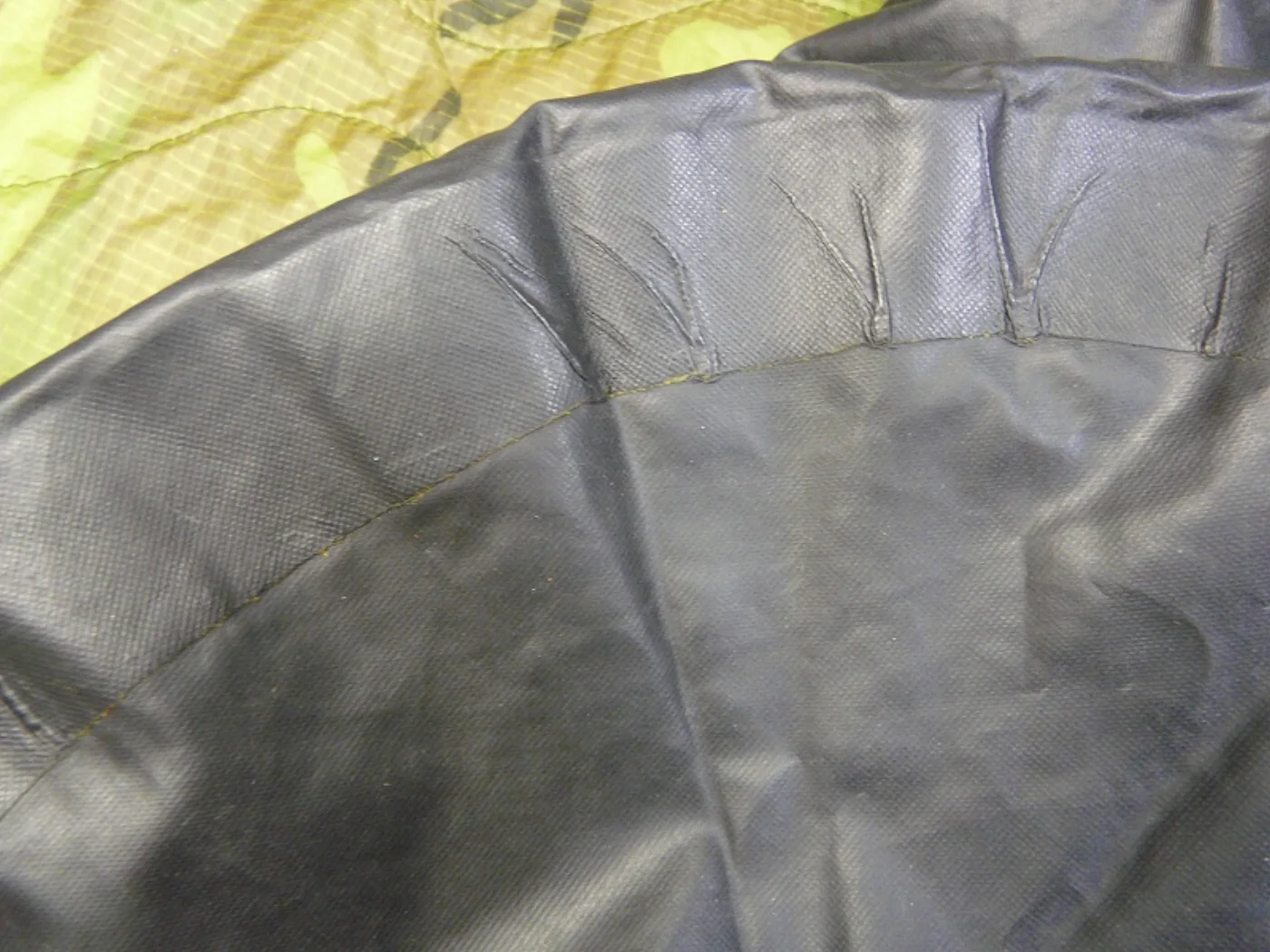 米軍 防水スタッフバッグ 円柱型 40×75cm 記録写真7
