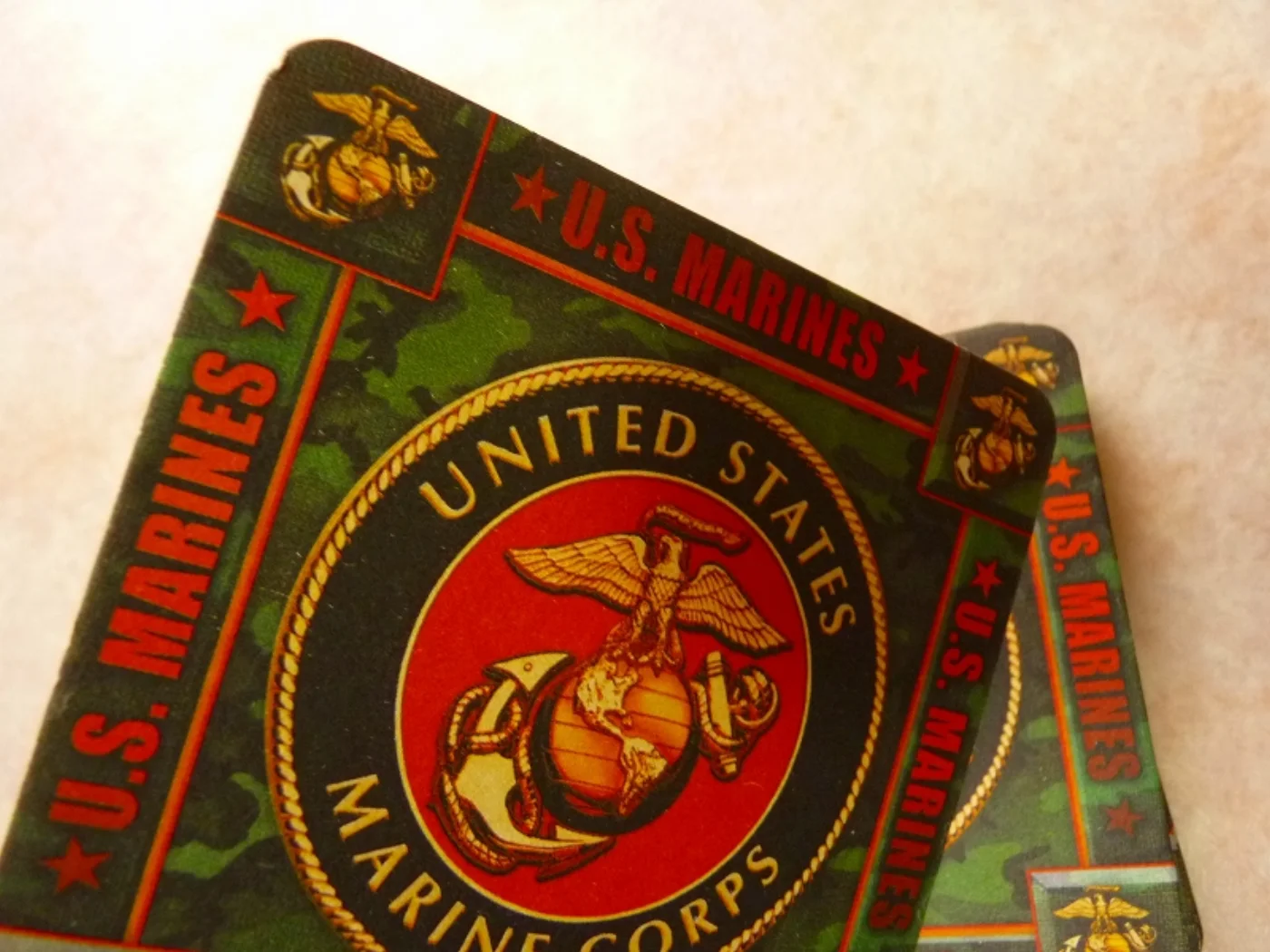 ミリタリーショップ 南国百貨店.COM|沖縄 USMC コースター １枚 [Q-1169] - USMC コースター １ 記録写真4