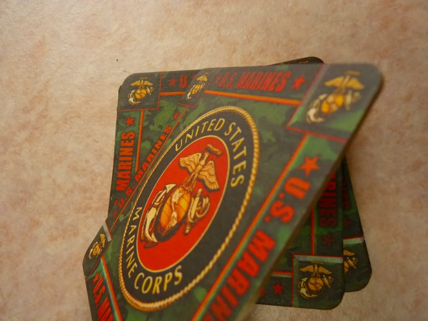 ミリタリーショップ 南国百貨店.COM|沖縄 USMC コースター １枚 [Q-1169] - USMC コースター １ 記録写真5